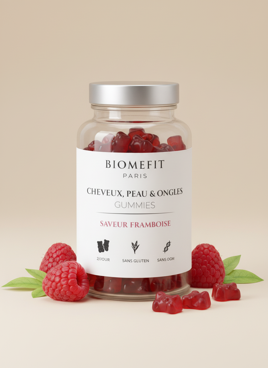 Gummies Cheveux, Peau et Ongles BiomeFit – Image 2